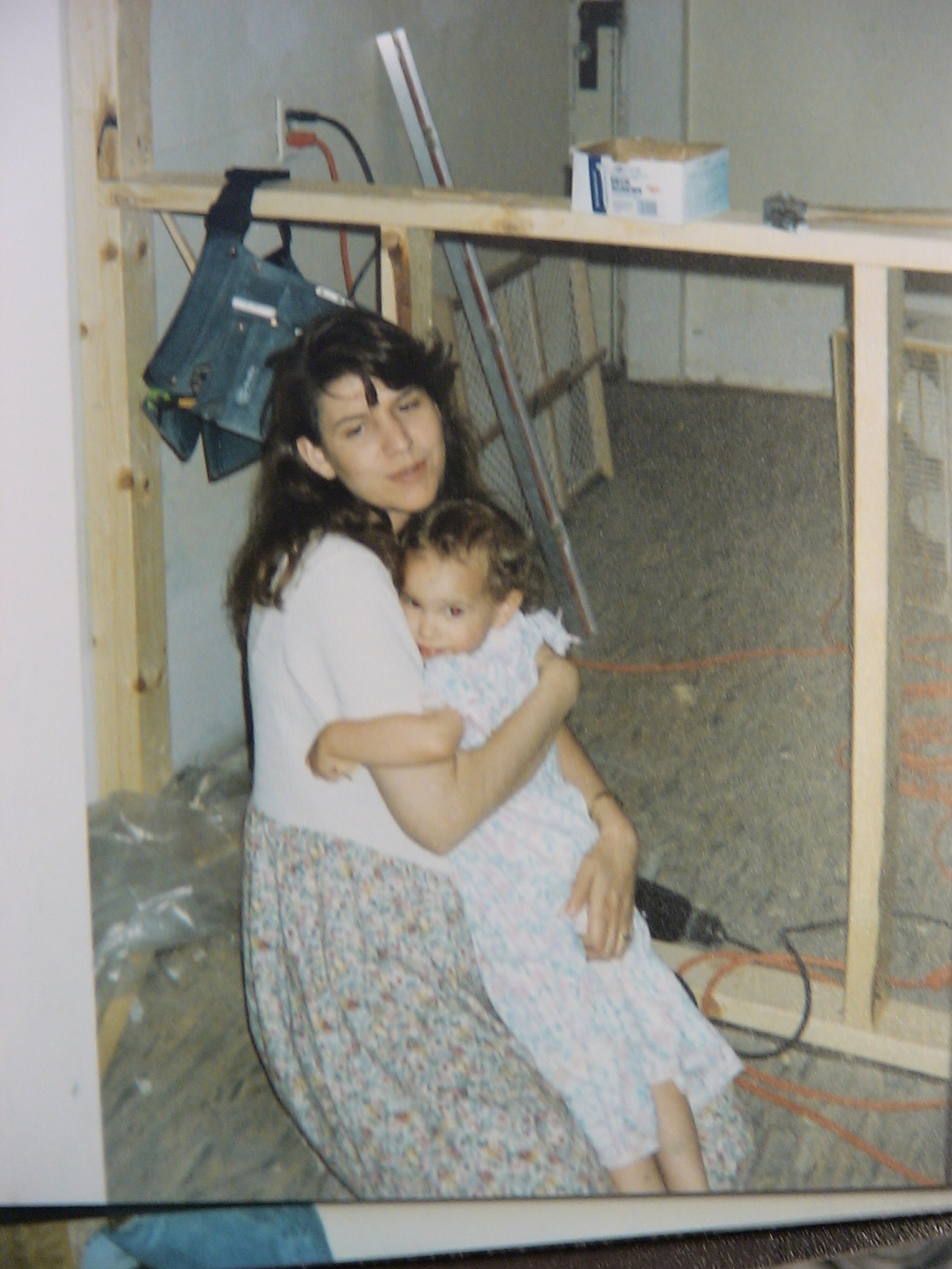 Stacie loving her baby like no other